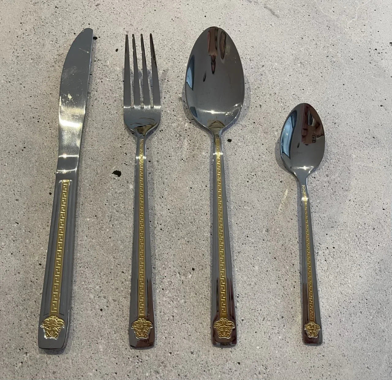 Medusa 72pc Cutlery Set Gold