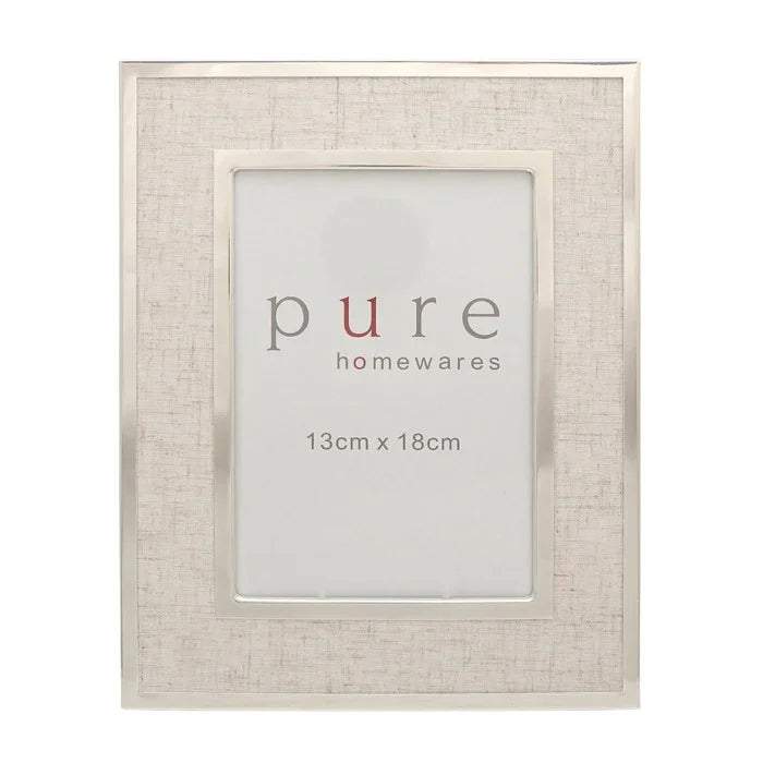 Guthrie Fabric Silver Frame 18 X 13 Lge