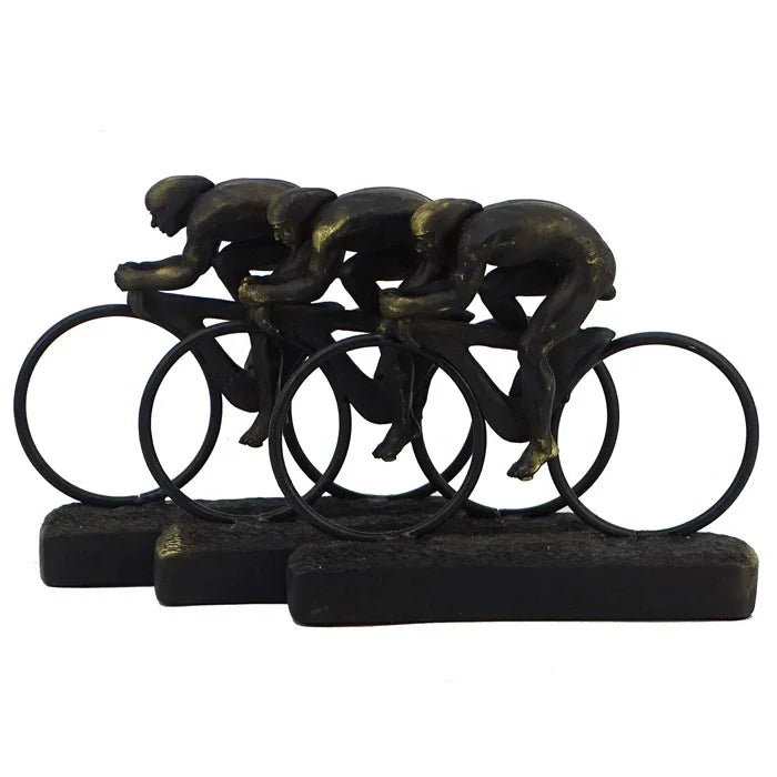 Cadel Resin Black Quad Riders W30X D11X H16Cm