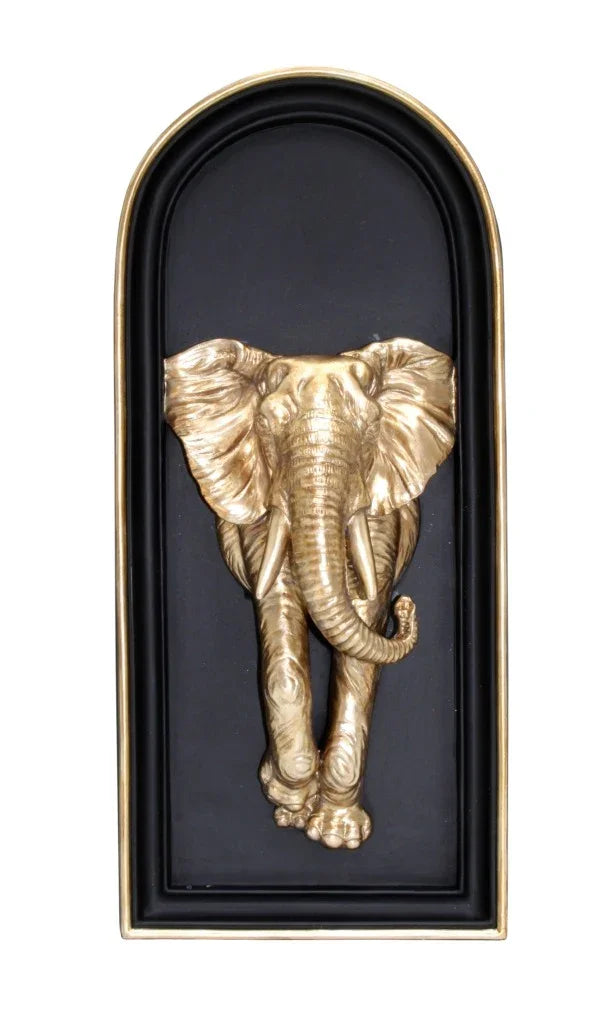 Wall art-Elephant-Onyx 38cm