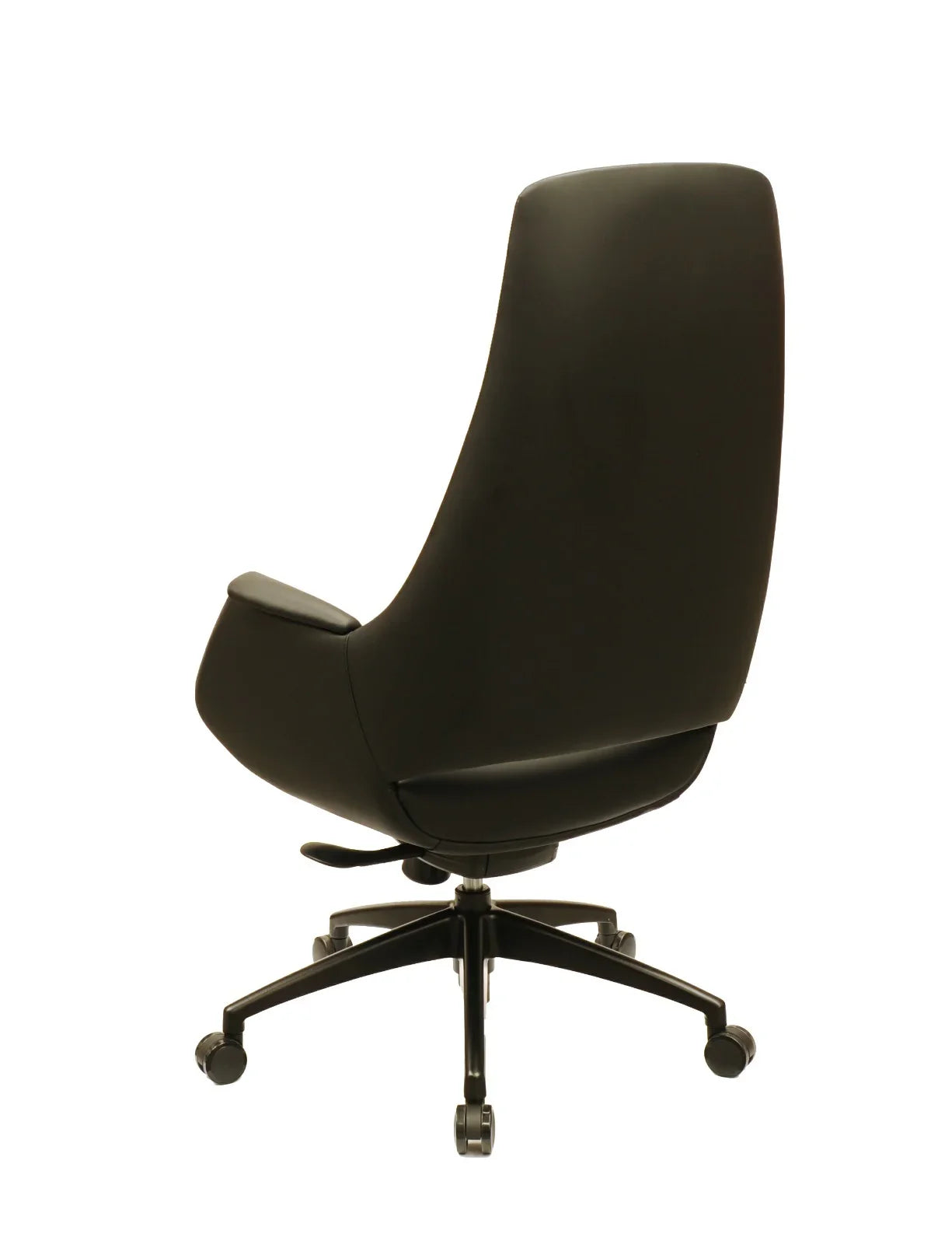 Lawson Executive Leather Chair High Back- Black