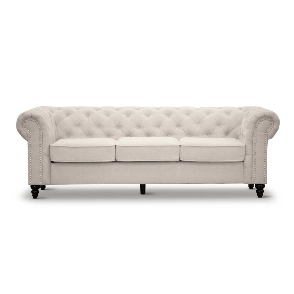 Taegon 3 Seater Sofa-Beige
