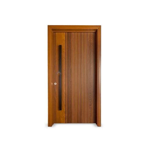 Alina Main Enrty Door Teak wood with grooving - Furniture Castle