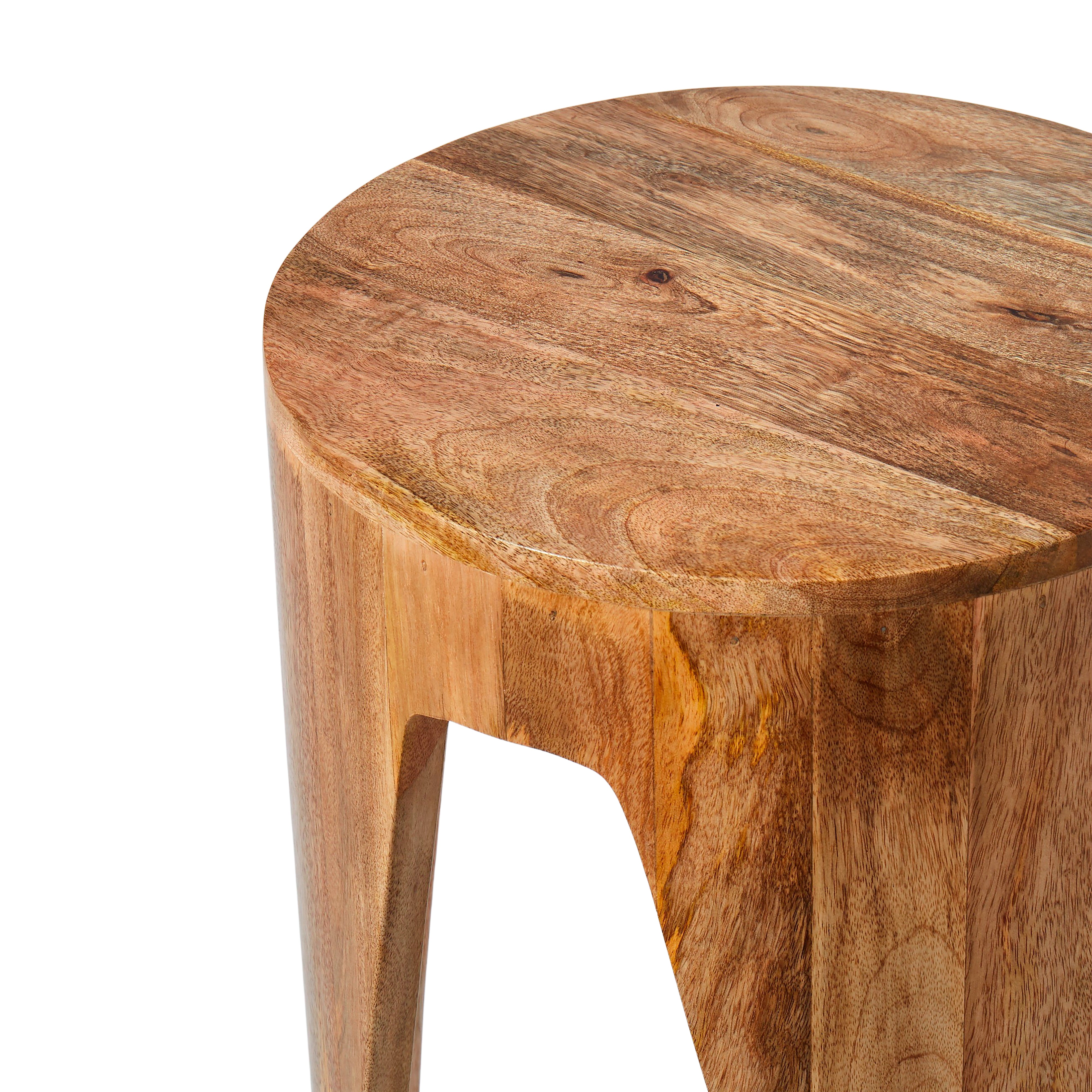 Woodlove Scissor Leg Side Table Natural 36X36X53cm