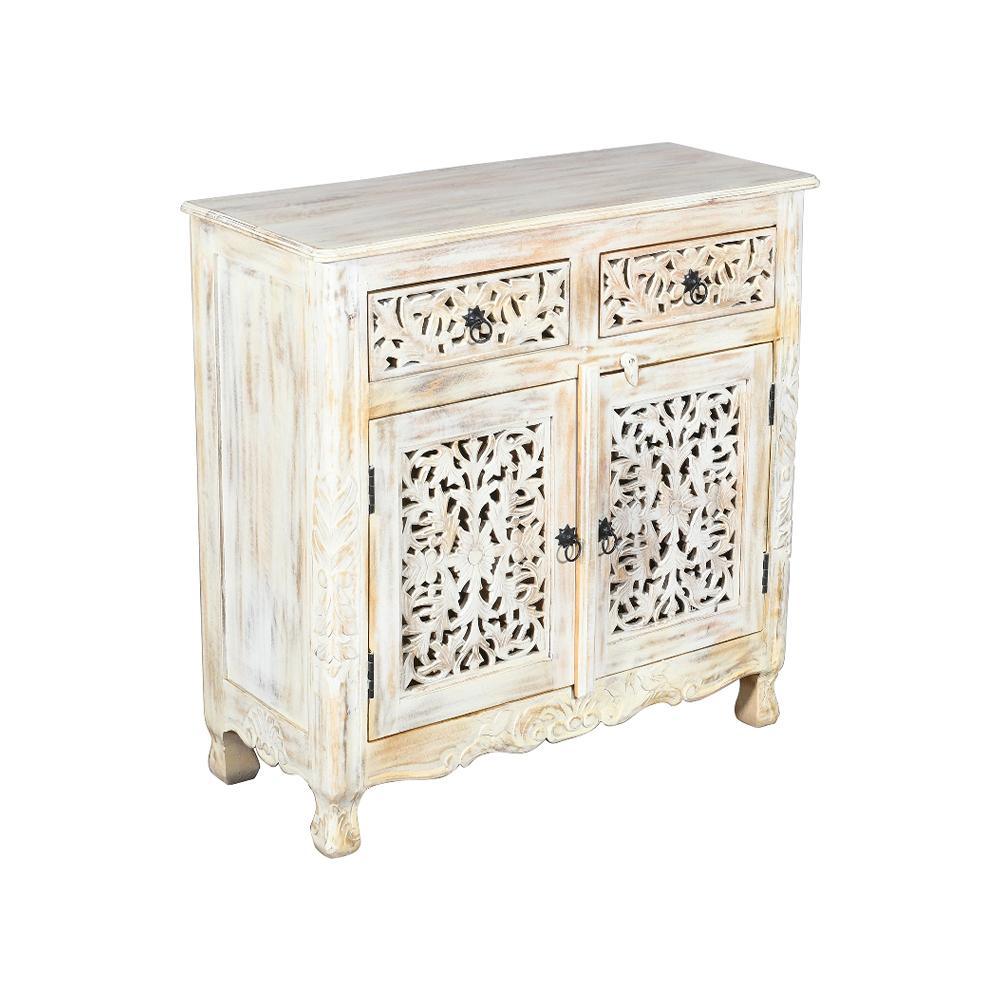 Antique 2 Drawer 2 Door Sideboard - Furniture Castle