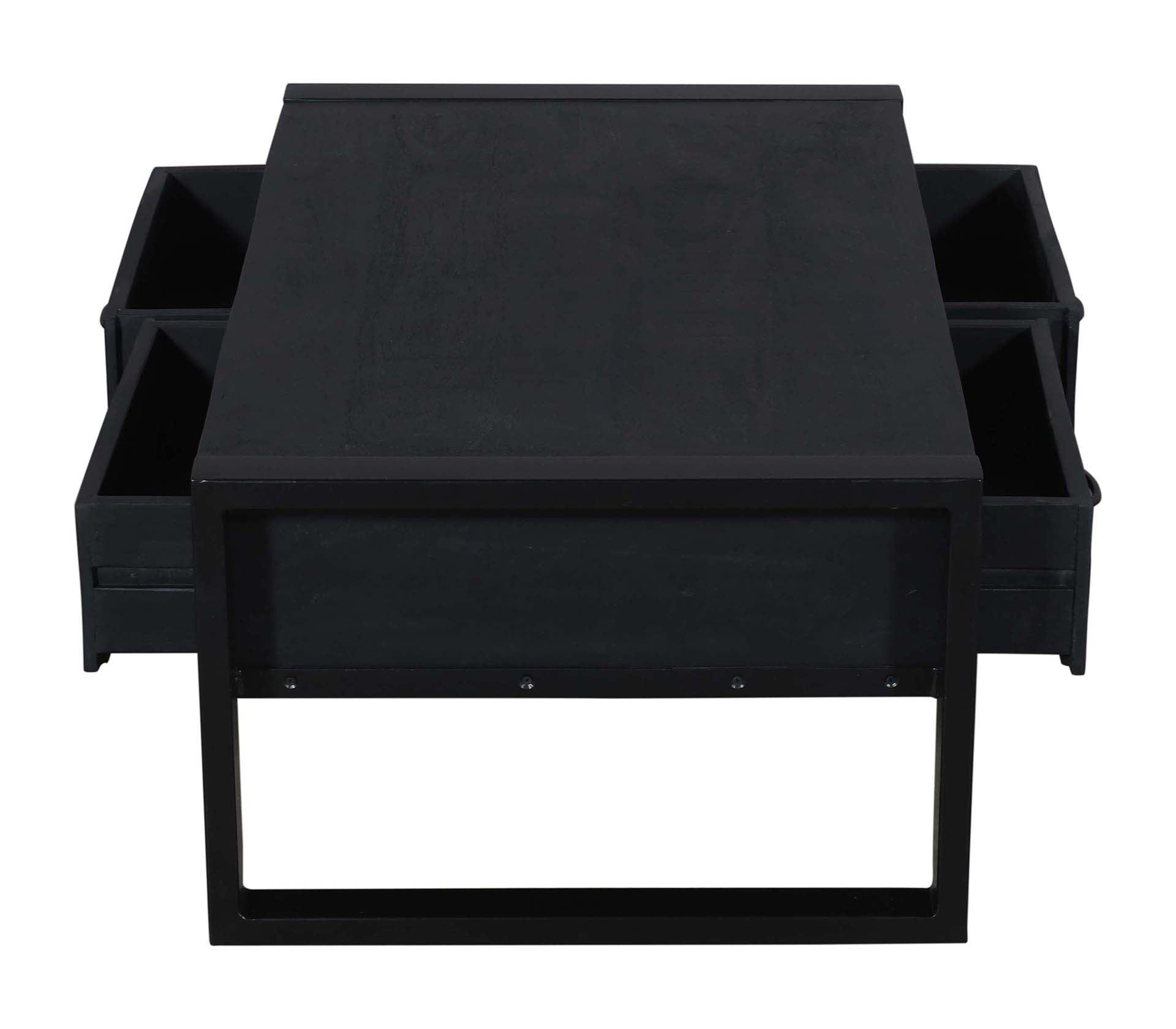 Antonio Coffee Table With 4 Drawers - L100 X W60 X H40 - Furniture Castle