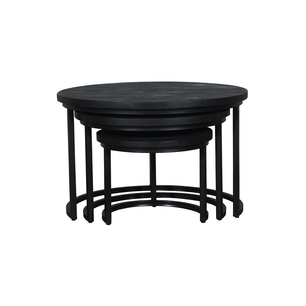 Antonio Stool Set Of 3 - L73 X W73 X H48 - Furniture Castle