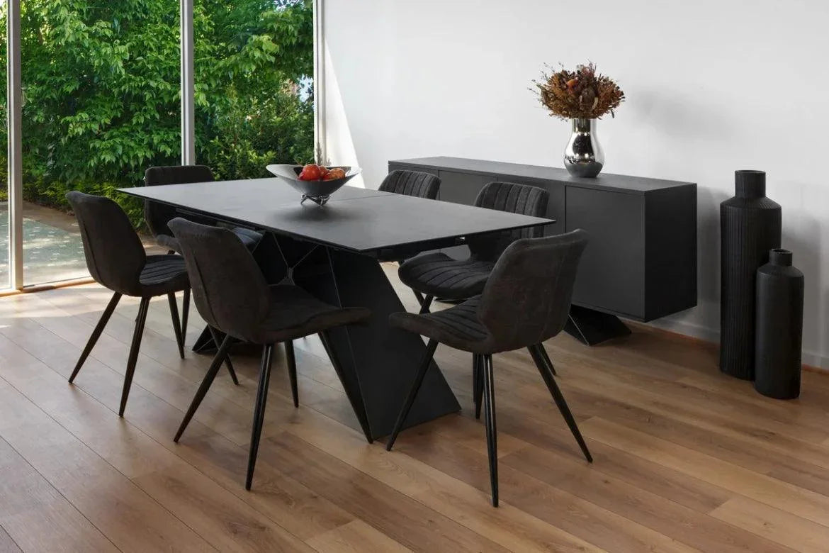 Arto Extension Dining Table Shadow Grey - Furniture Castle