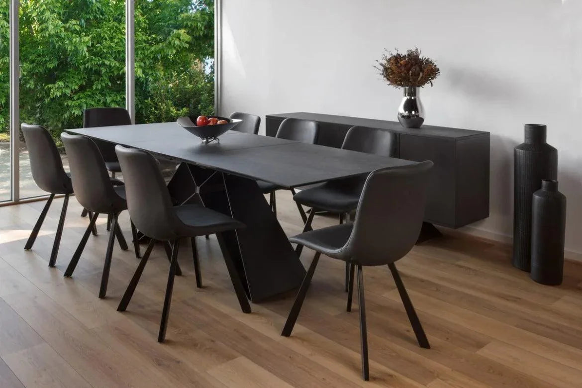 Arto Extension Dining Table Shadow Grey - Furniture Castle