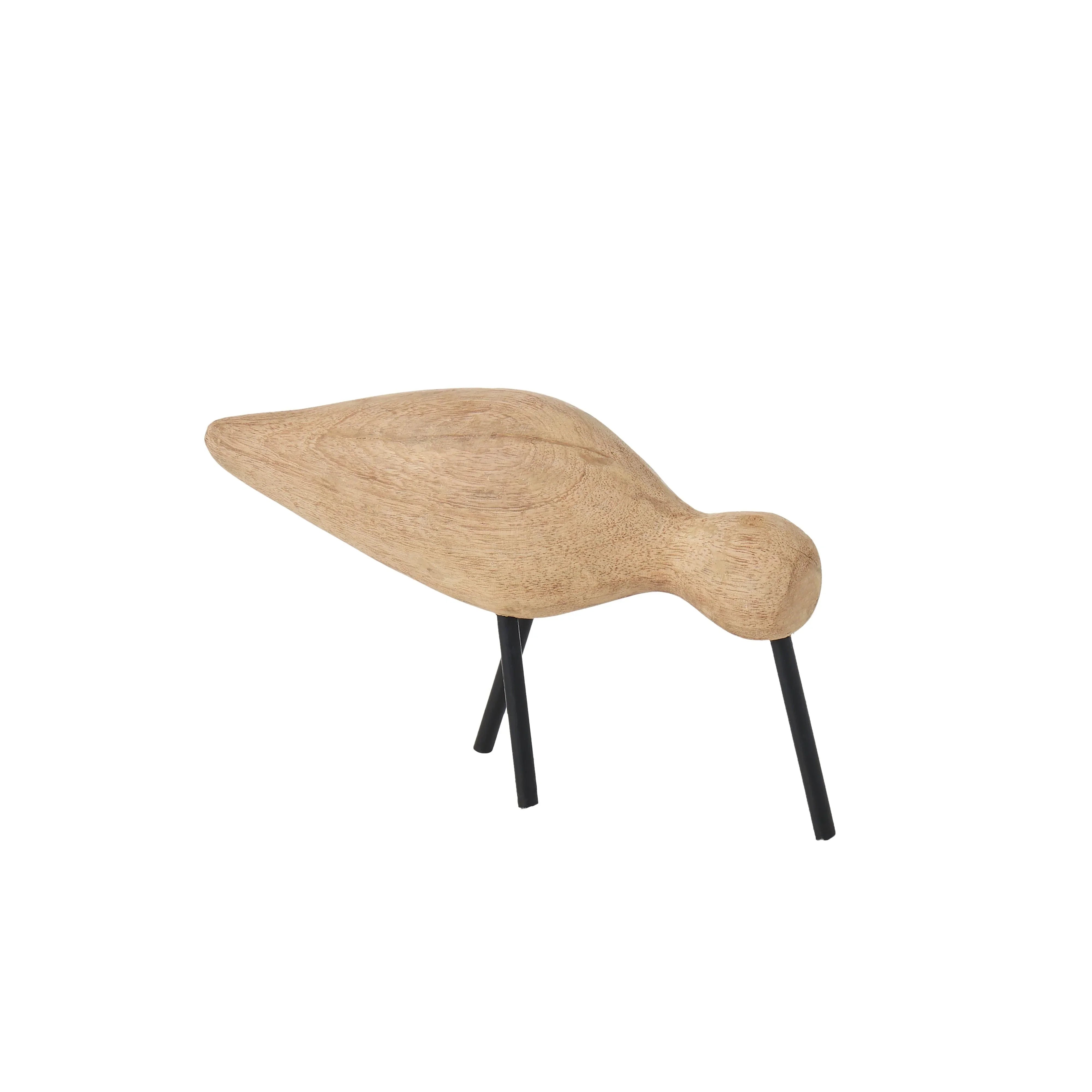 Brent Bird Sculpture Natural 25x7x16cm - Furniture Castle