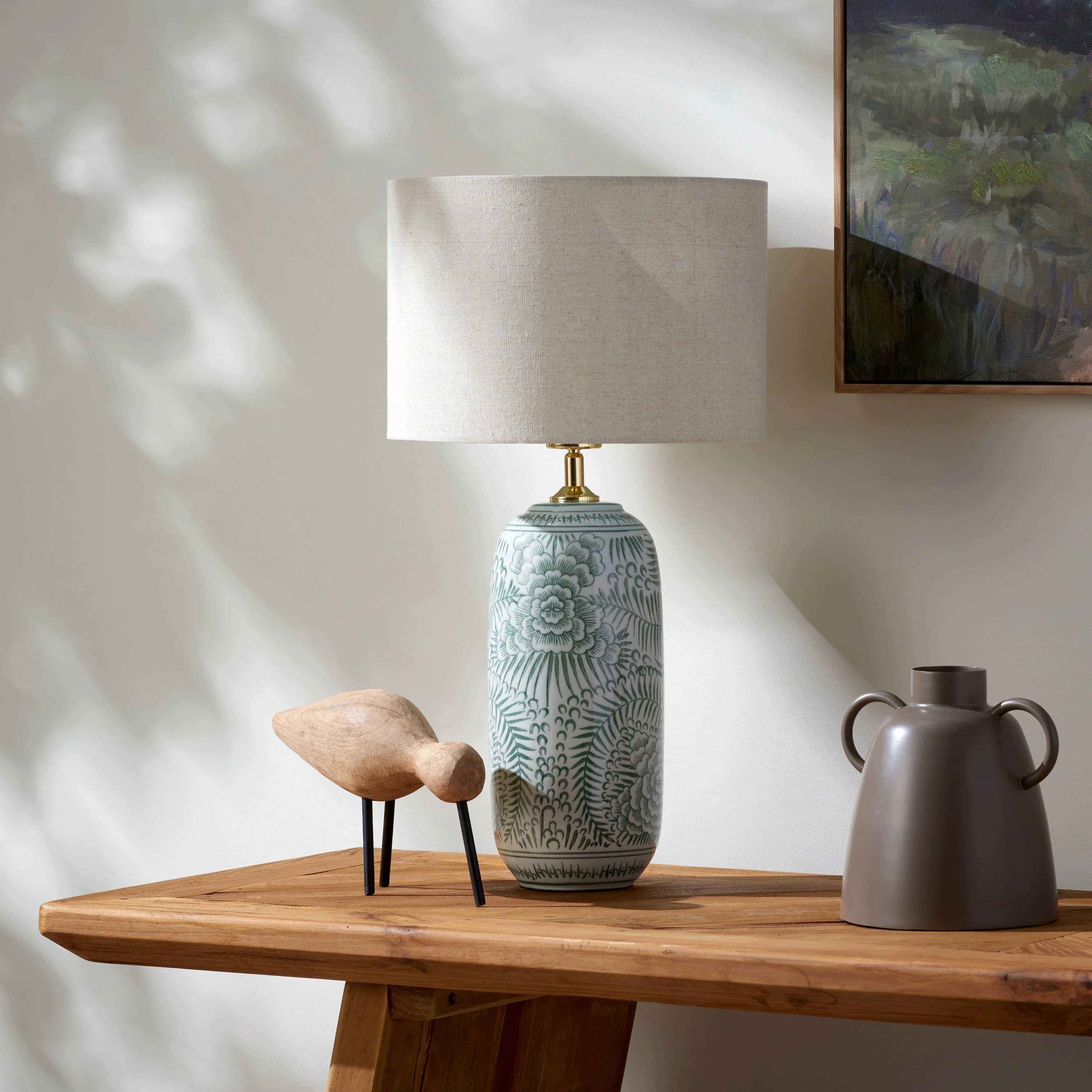 Brent Bird Sculpture Natural 25x7x16cm - Furniture Castle