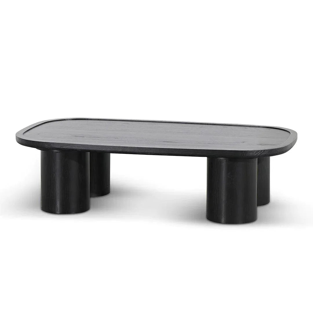Brody 1.4m Coffee Table - Full Black - Furniture Castle