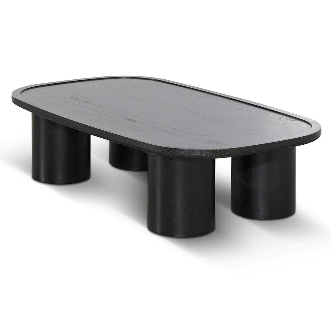 Brody 1.4m Coffee Table - Full Black - Furniture Castle