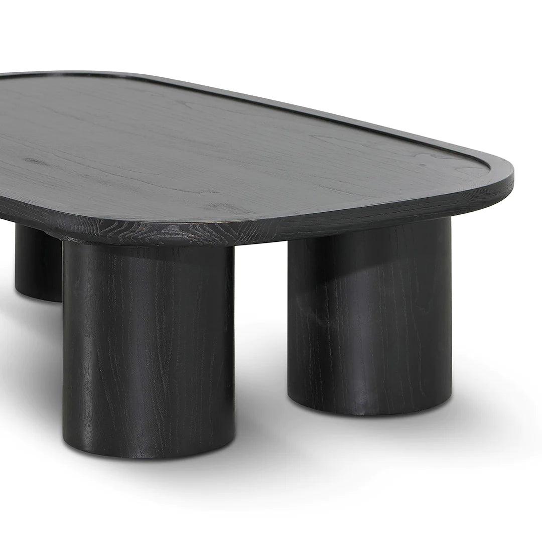 Brody 1.4m Coffee Table - Full Black - Furniture Castle