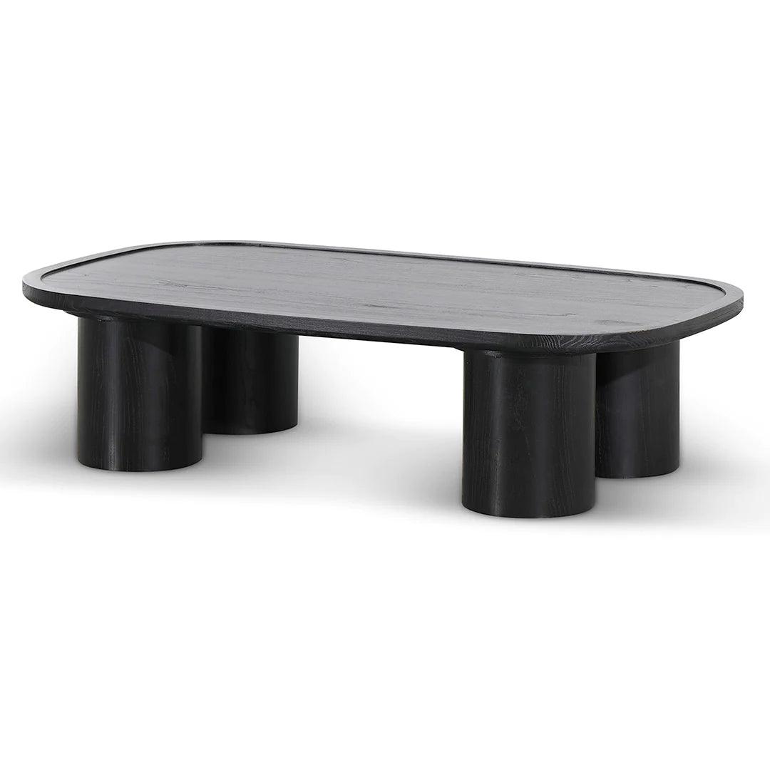 Brody 1.4m Coffee Table - Full Black - Furniture Castle