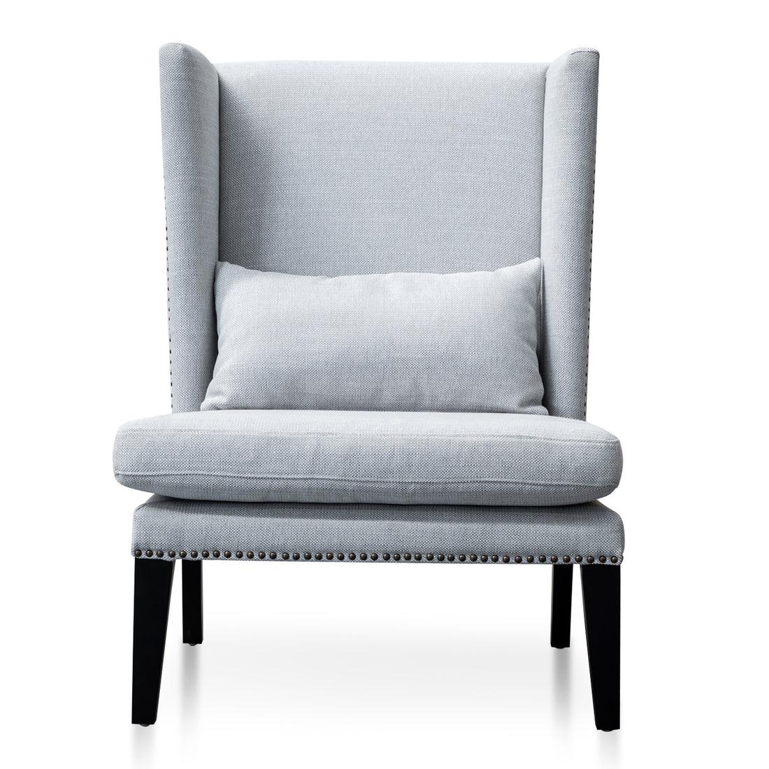 California Lounge Chair in Light Texture Grey - Furniture Castle