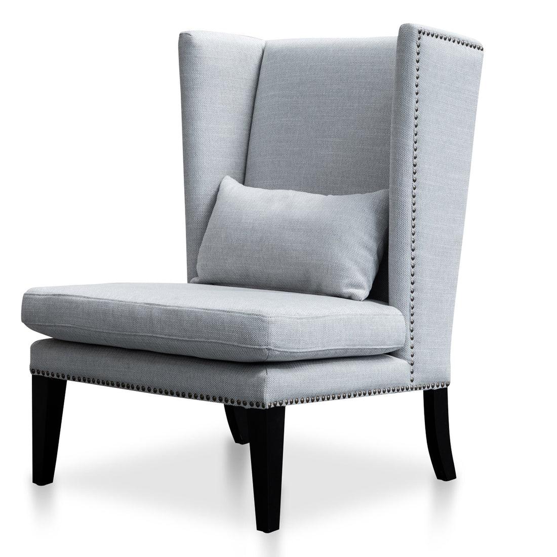 California Lounge Chair in Light Texture Grey - Furniture Castle