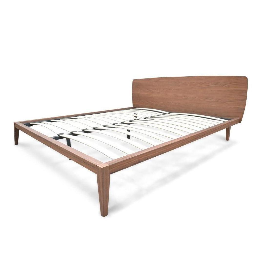 CBD2158-CN Queen Sized Bed Frame - Walnut - Furniture Castle