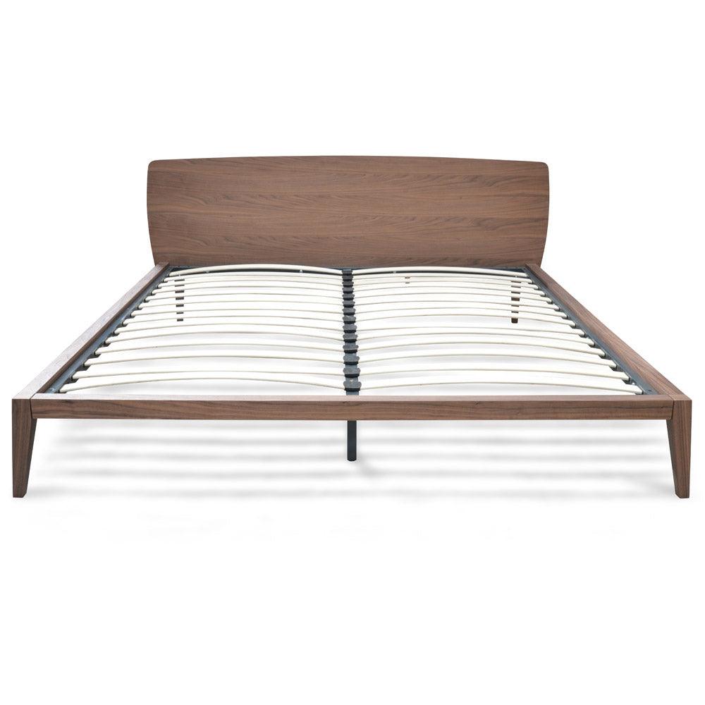 CBD2158-CN Queen Sized Bed Frame - Walnut - Furniture Castle