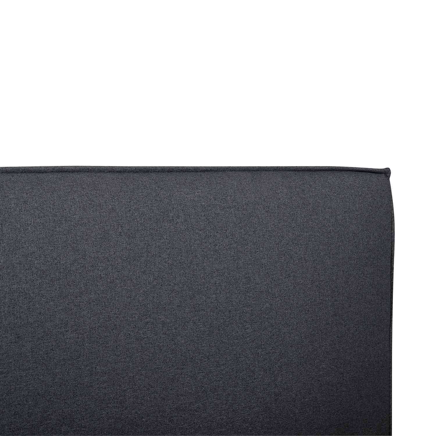 CBD2998-YO - Queen Bed frame in Fossil Grey Fabric - Furniture Castle