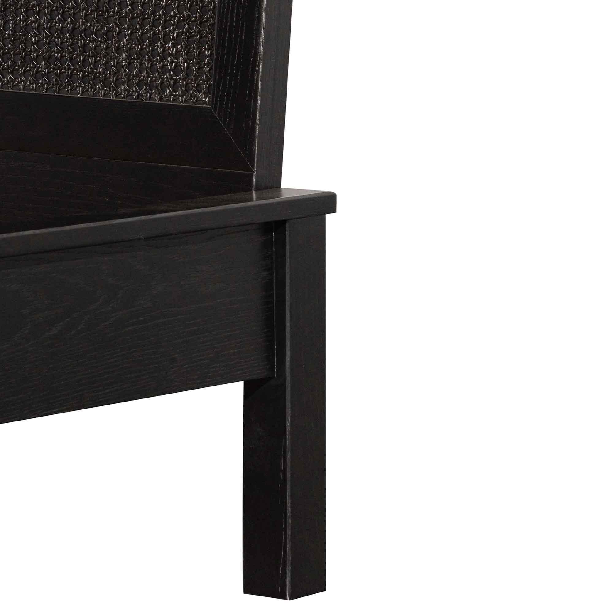 CBD6464-CU Wooden Queen Sized Bed Frame - Black - Furniture Castle