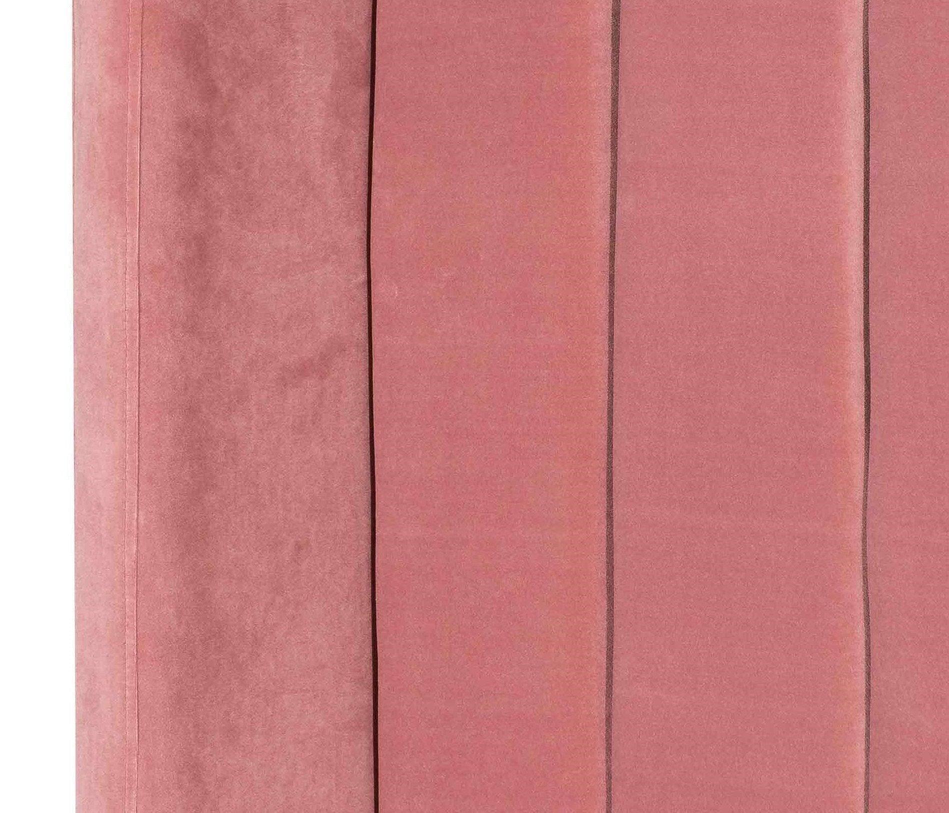 CBD6587-MI King Sized Bed Frame - Blush Peach Velvet - Furniture Castle