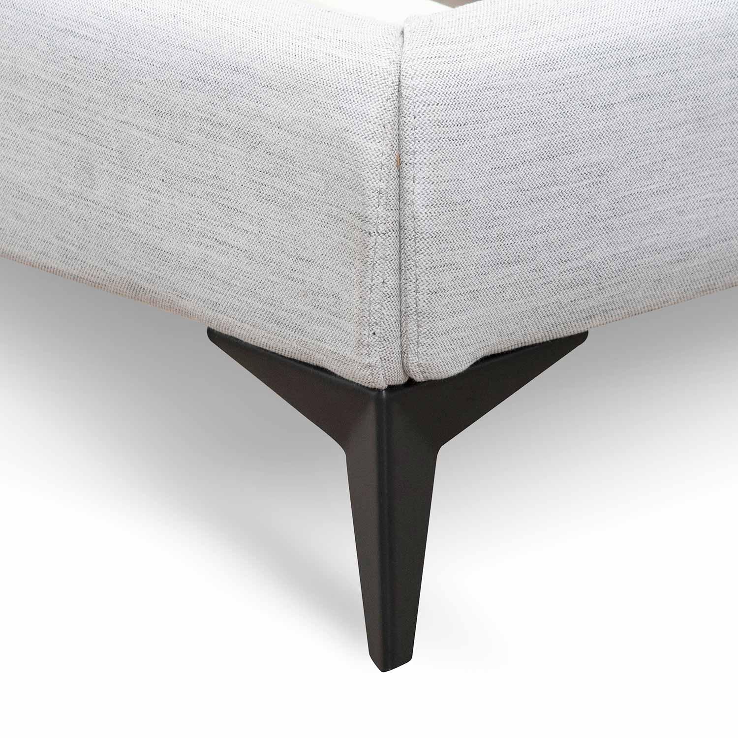 CBD6636-YO Fabric Queen Bed - Pearl Grey - Furniture Castle