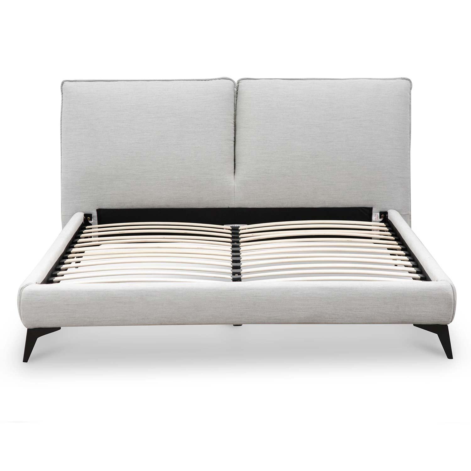 CBD6636-YO Fabric Queen Bed - Pearl Grey - Furniture Castle