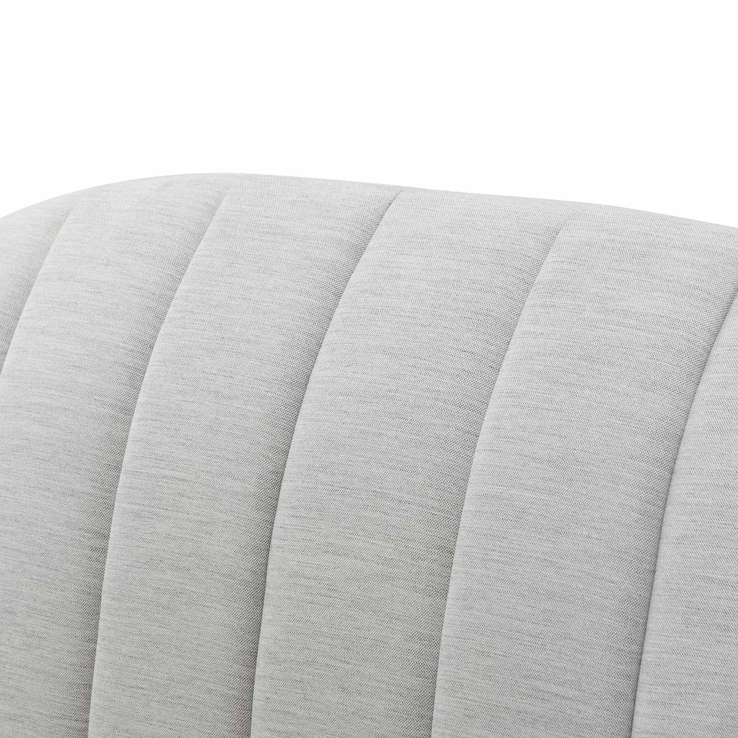 CBD6637-YO Fabric Queen Bed - Pearl Grey - Furniture Castle