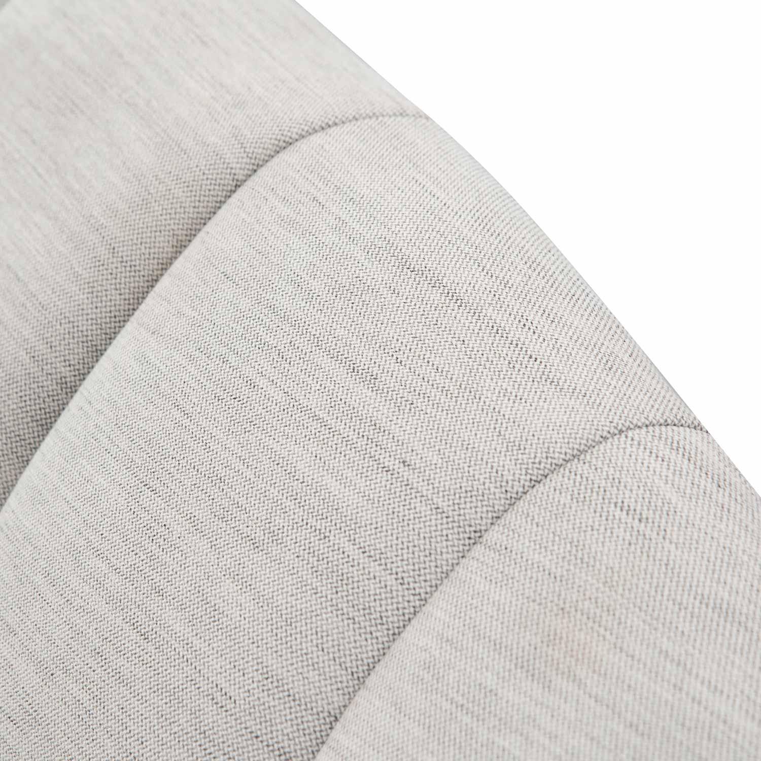 CBD6637-YO Fabric Queen Bed - Pearl Grey - Furniture Castle