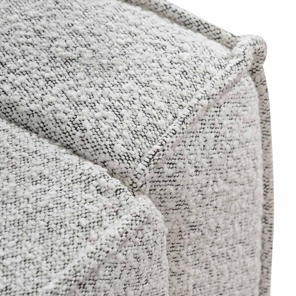 CBD6899-YO Queen Sized Bed Frame - Pepper Boucle - Furniture Castle