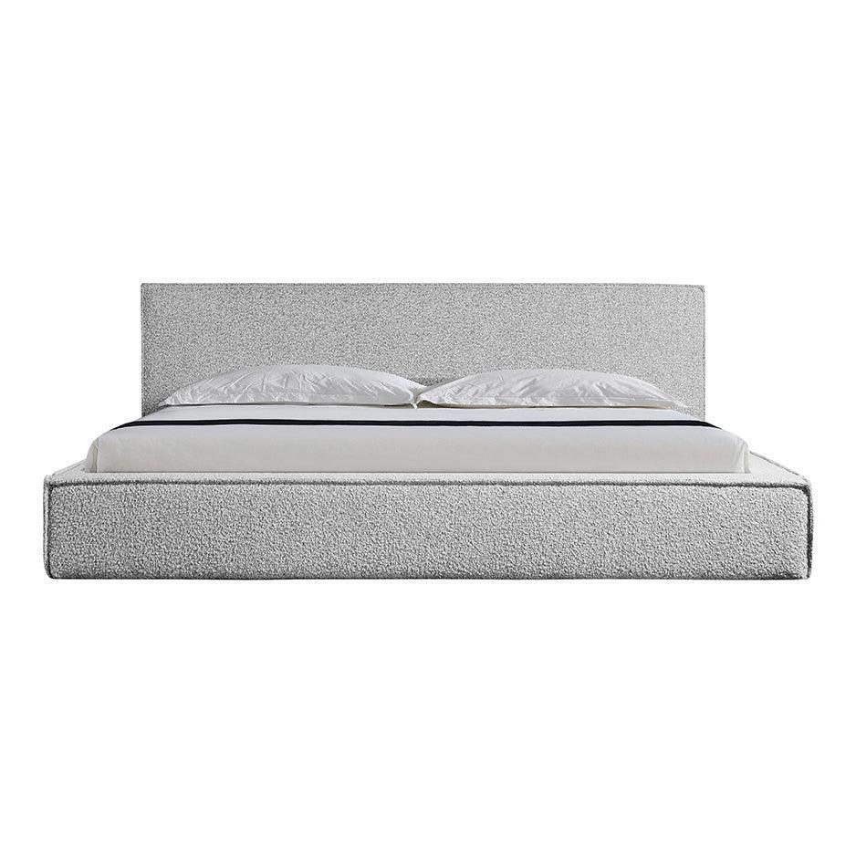 CBD6900-YO King Sized Bed Frame - Pepper Boucle - Furniture Castle