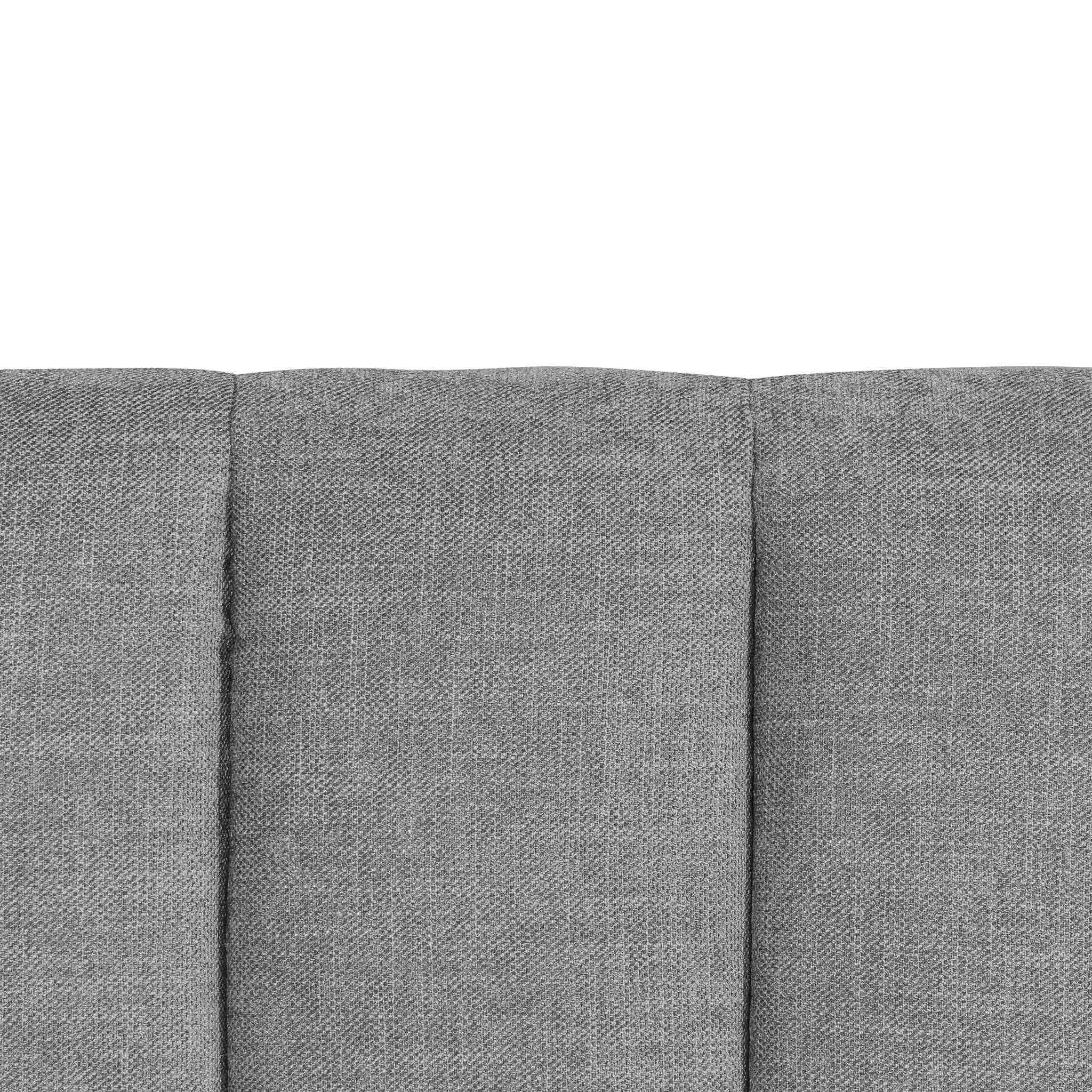 CBD6930-MI Wide Base Queen Sized Bed Frame - Flint Grey - Furniture Castle