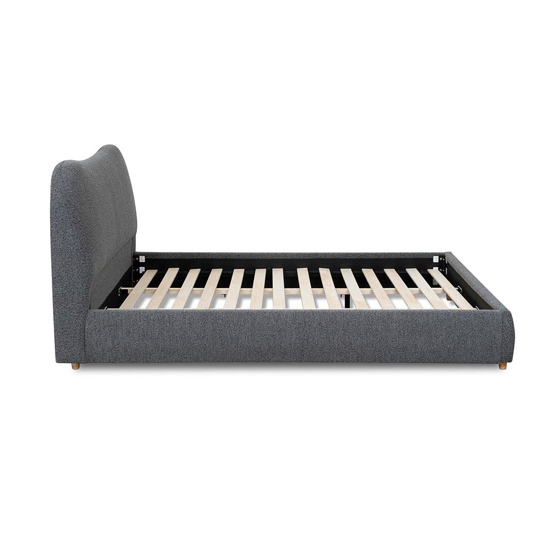 CBD8150-YO King Bed Frame - Charcoal Boucle - Furniture Castle