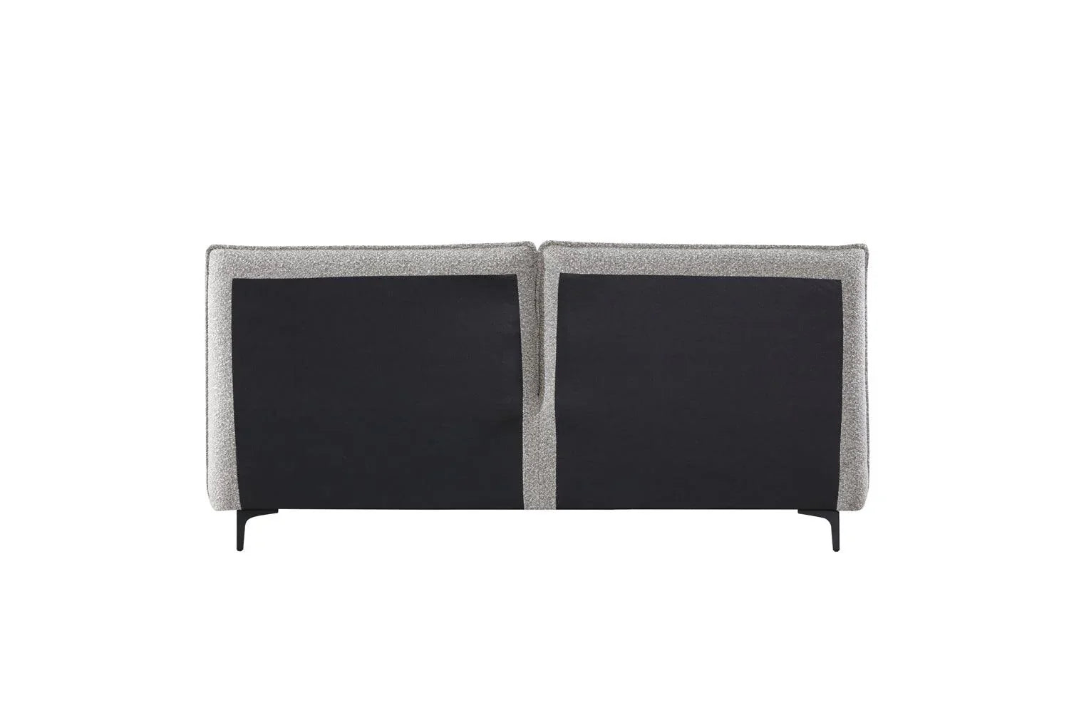 CBD8398-YO King Bed Frame - Charcoal Pepper Boucle - Furniture Castle