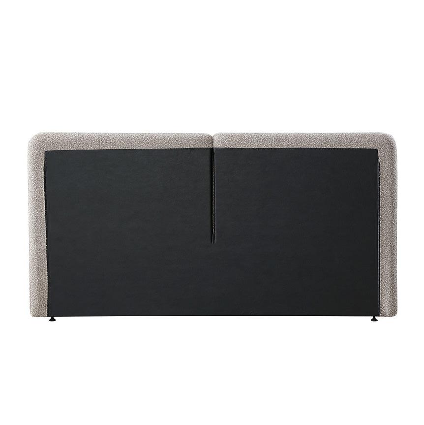 CBD8401-YO King Bed Frame - Olive Brown Boucle - Furniture Castle