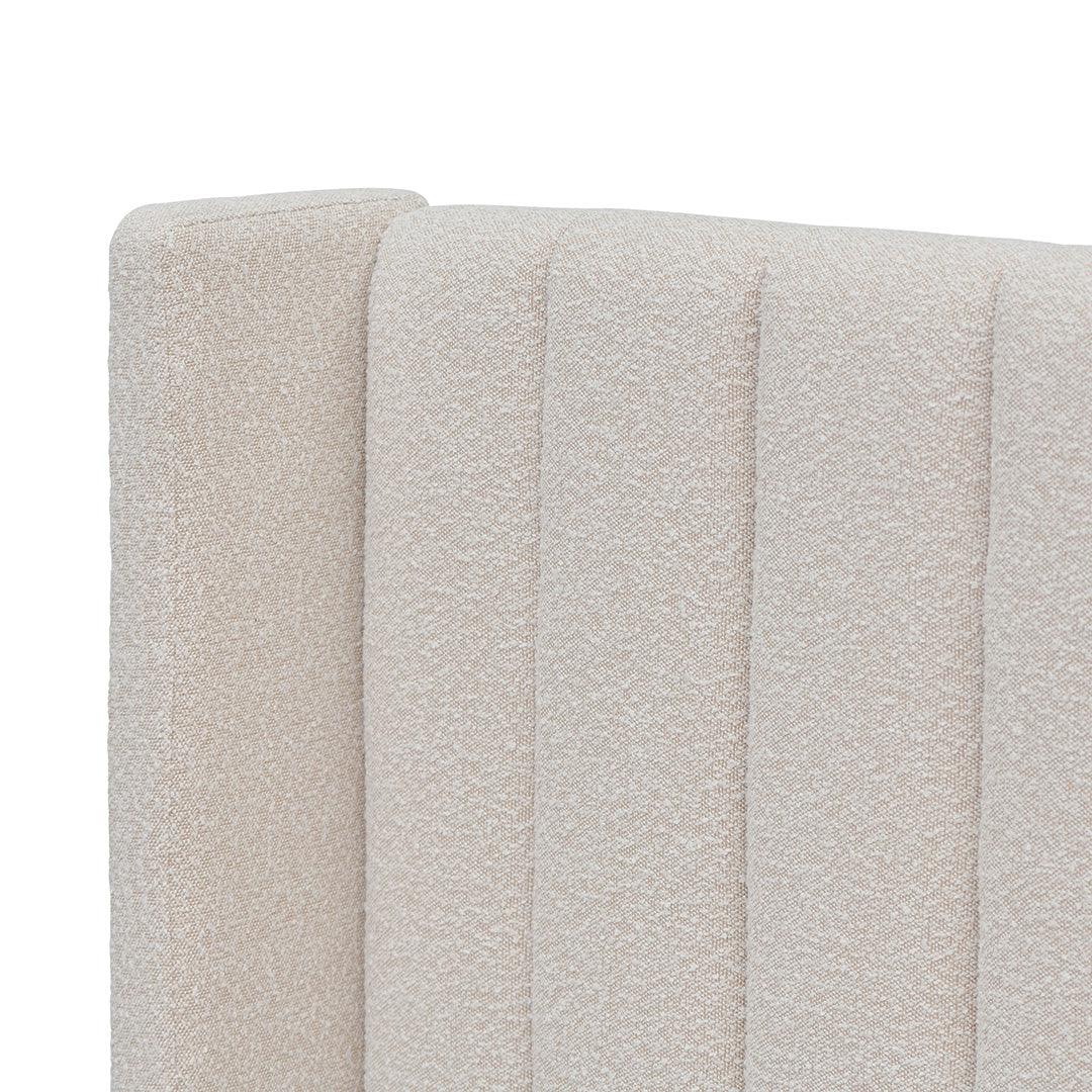 CBD8609-MI King Sized Bed Frame - Snow Boucle - Furniture Castle