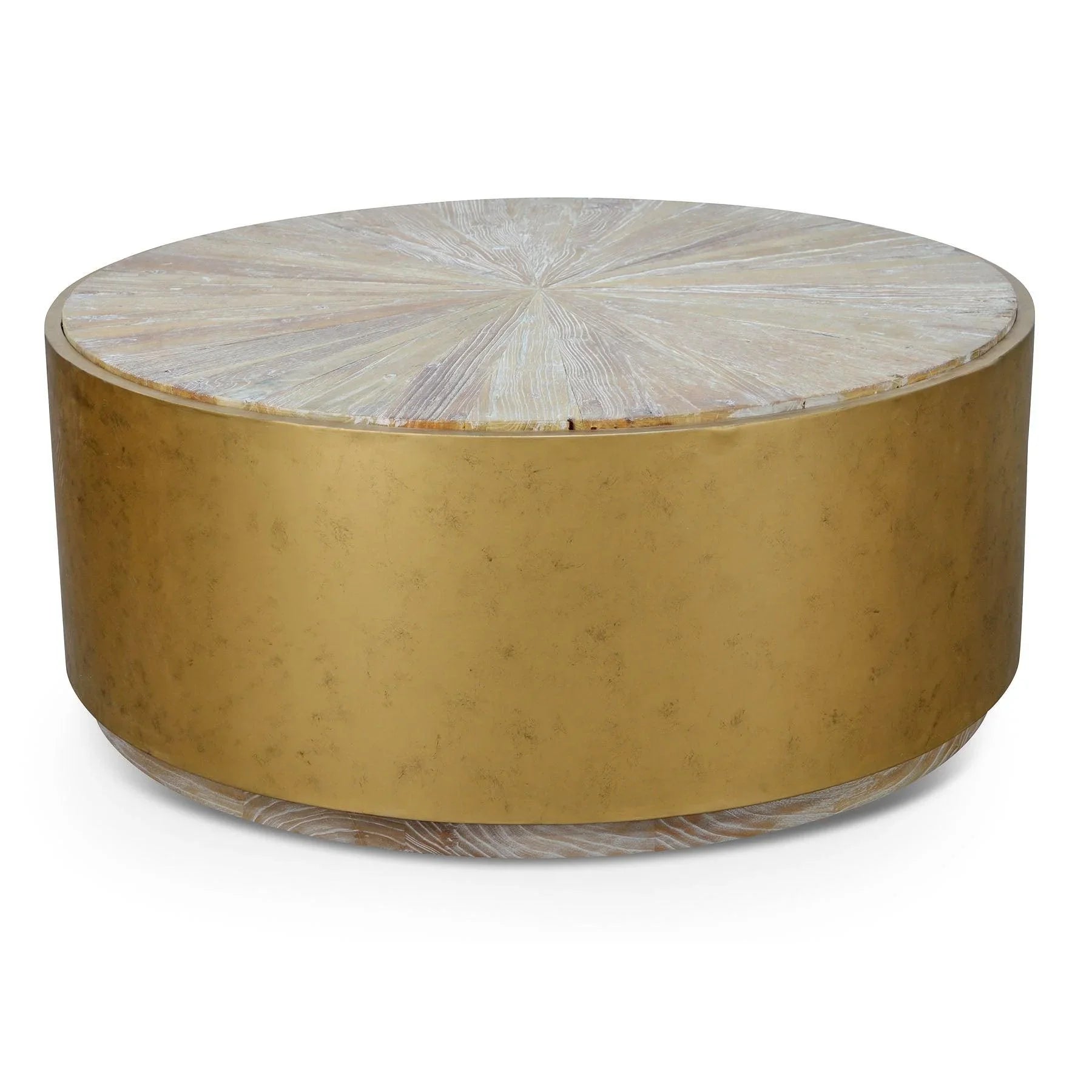 CCF1085-NI 1m Round Elm Coffee Table - Furniture Castle