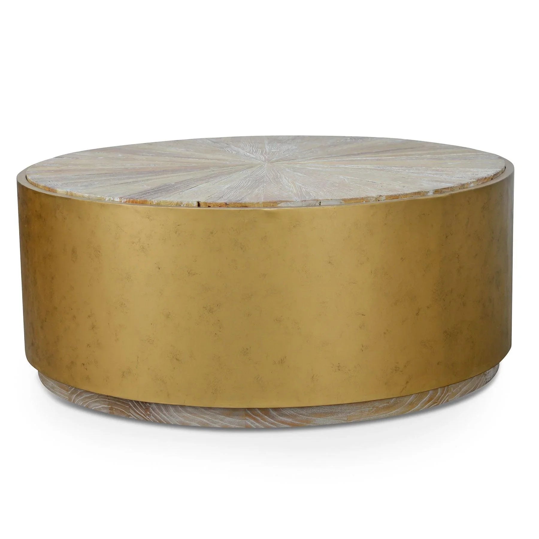 CCF1085-NI 1m Round Elm Coffee Table - Furniture Castle