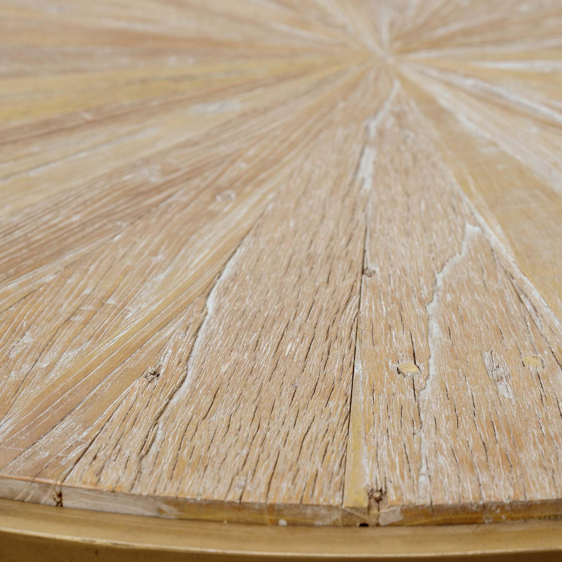 CCF1085-NI 1m Round Elm Coffee Table - Furniture Castle