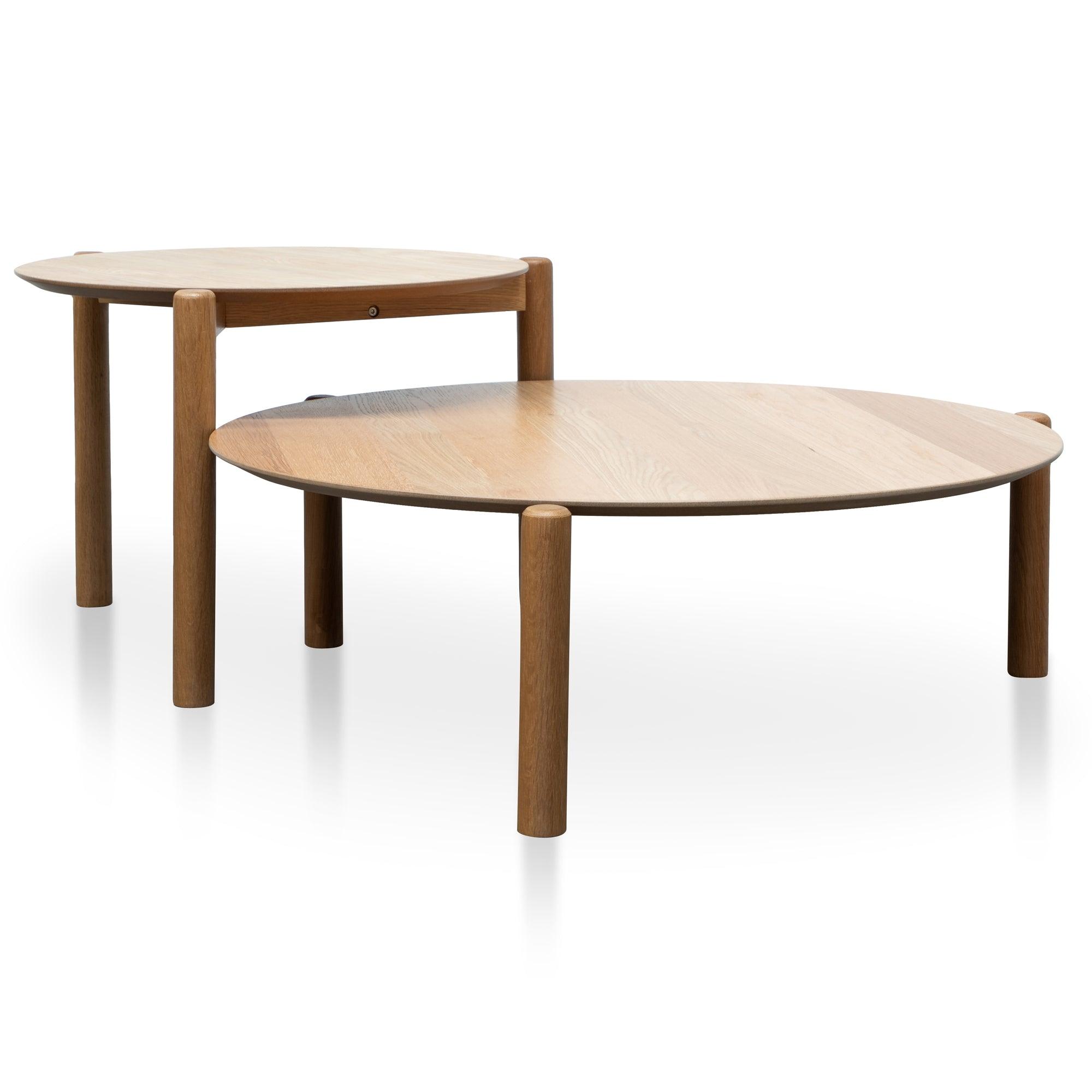 CCF2814-KD-CF2815-KD - Nest of Coffee tables - Natural - Furniture Castle