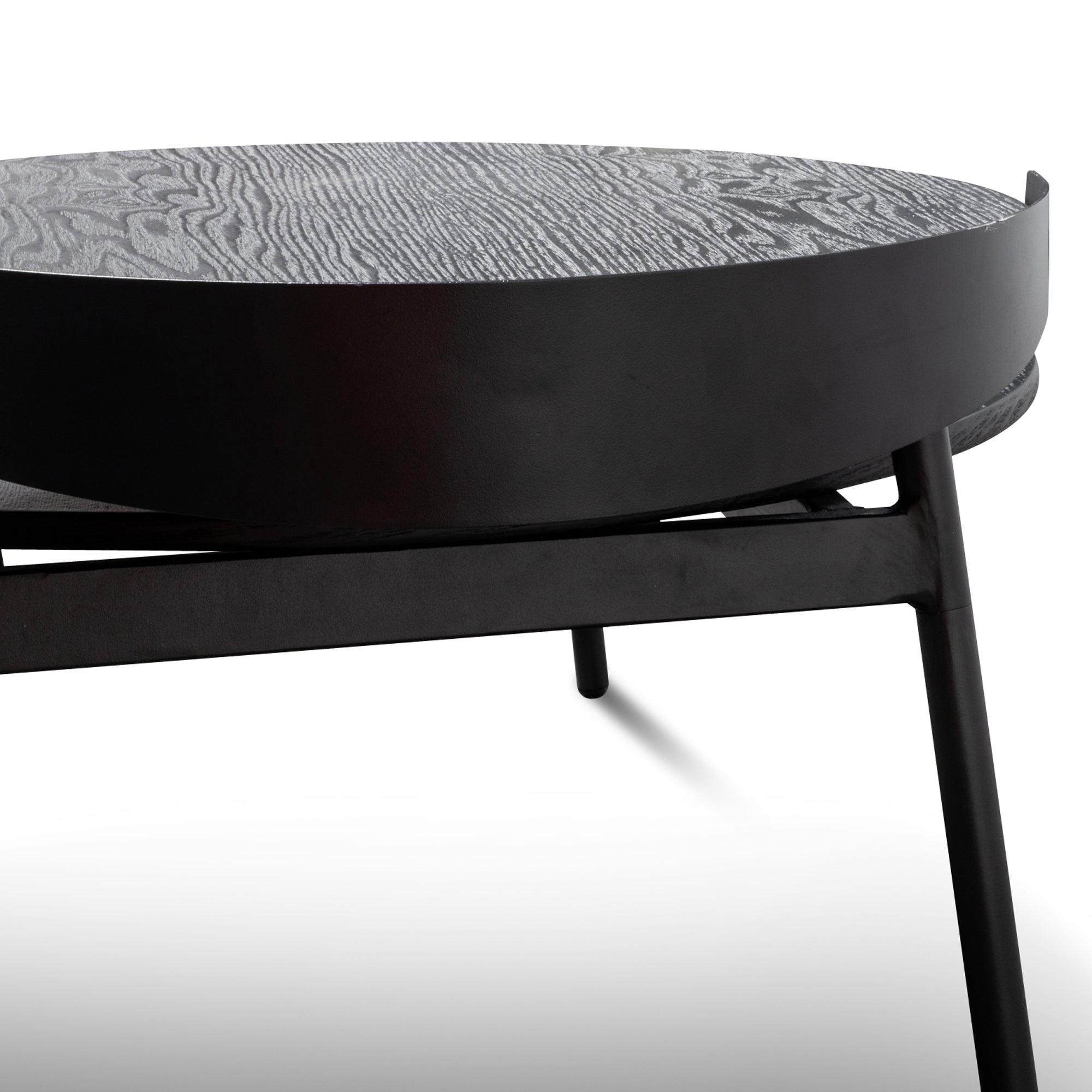 CCF6033-SD - Coffee Table - Black Veneer - Furniture Castle