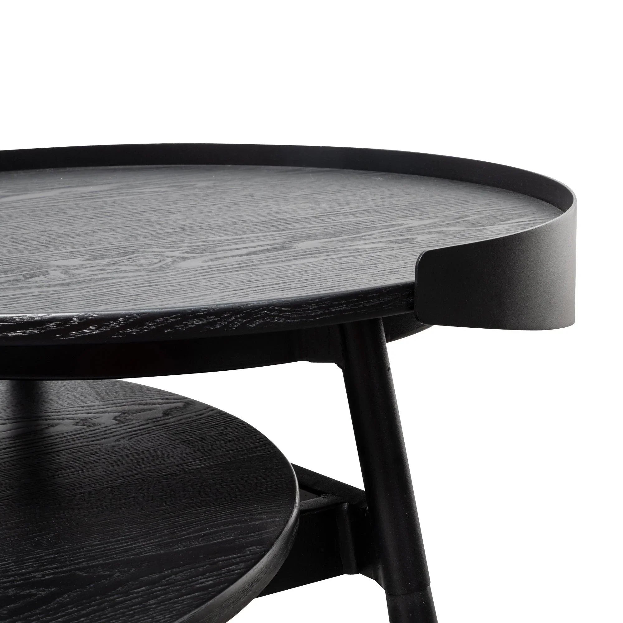 CCF6033-SD - Coffee Table - Black Veneer - Furniture Castle