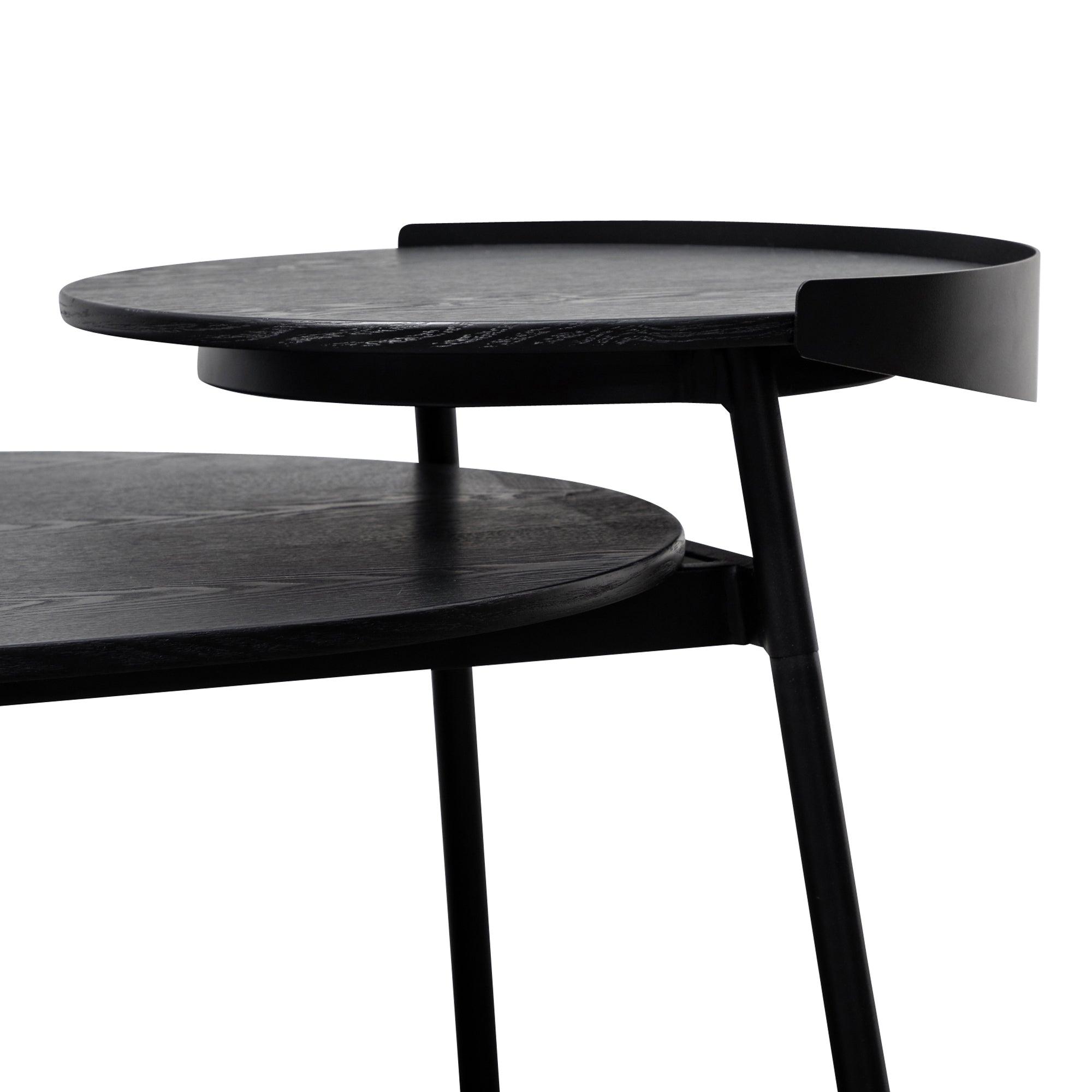 CCF6033-SD - Coffee Table - Black Veneer - Furniture Castle