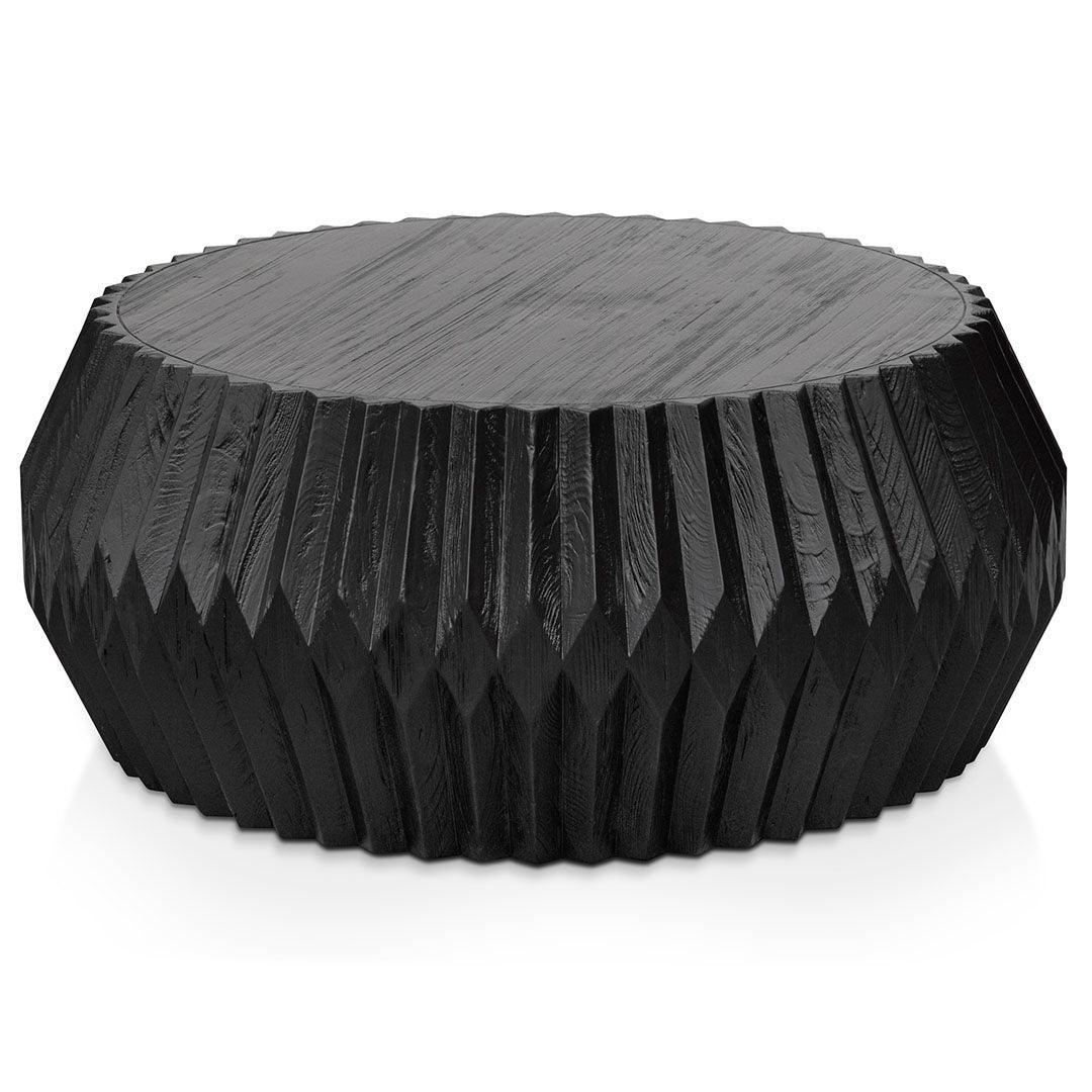 CCF6148-NI Wooden Coffee Table - Brushed Black - Furniture Castle