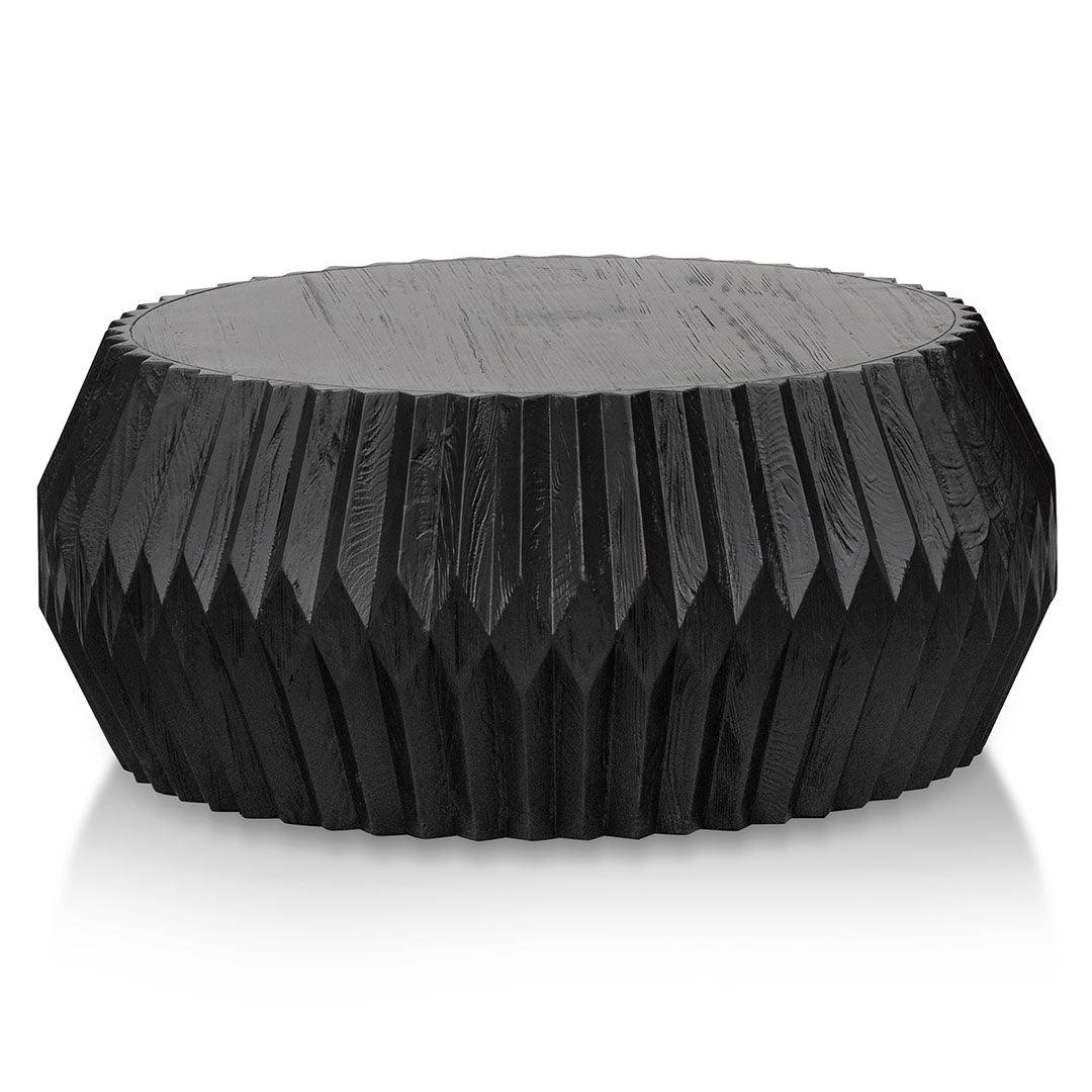 CCF6148-NI Wooden Coffee Table - Brushed Black - Furniture Castle
