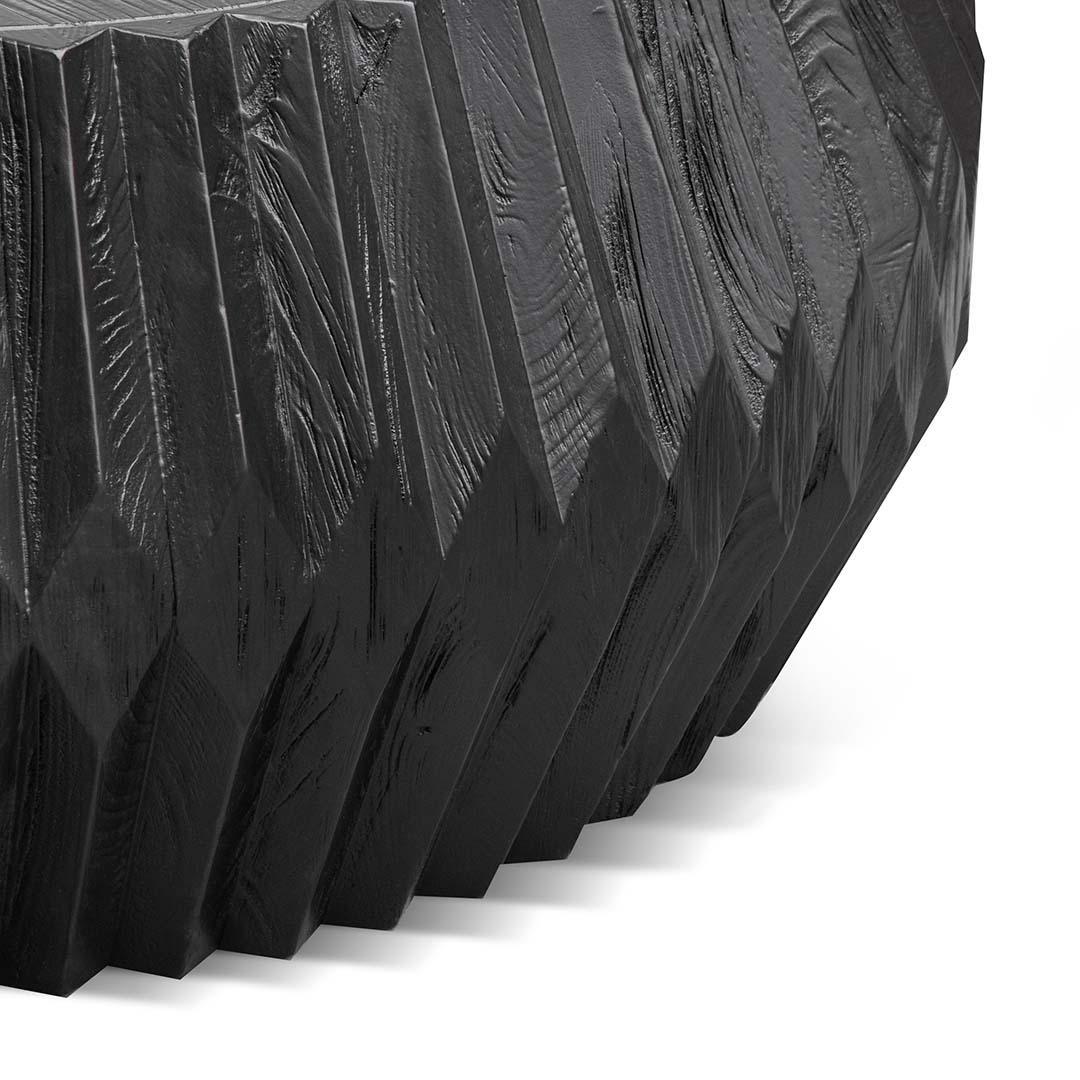 CCF6148-NI Wooden Coffee Table - Brushed Black - Furniture Castle