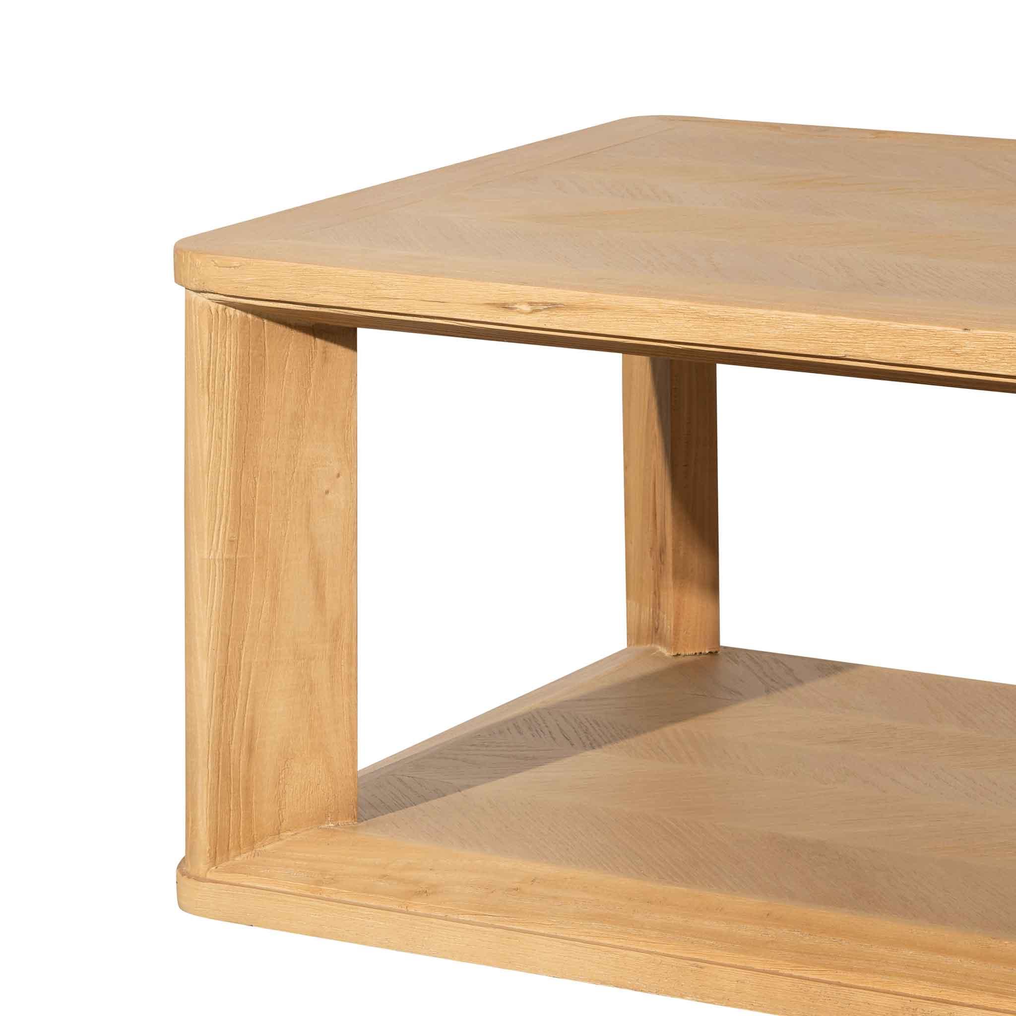 CCF6401-CH Coffee Table - Elm Distress Natural - Furniture Castle