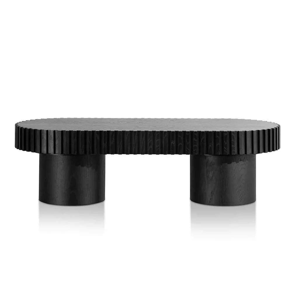 CCF6424-CN 1.4m Wooden Coffee Table - Black - Furniture Castle