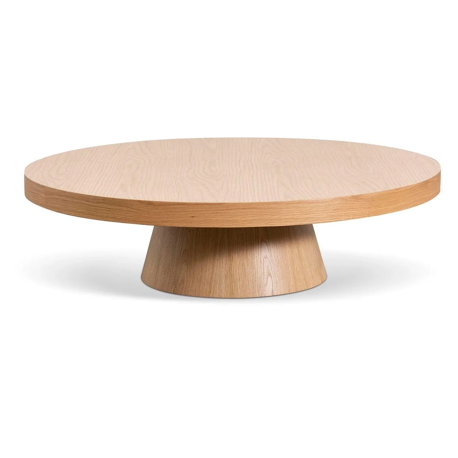 CCF6603-CN 1.1m Round Coffee Table - Natural Oak - Furniture Castle